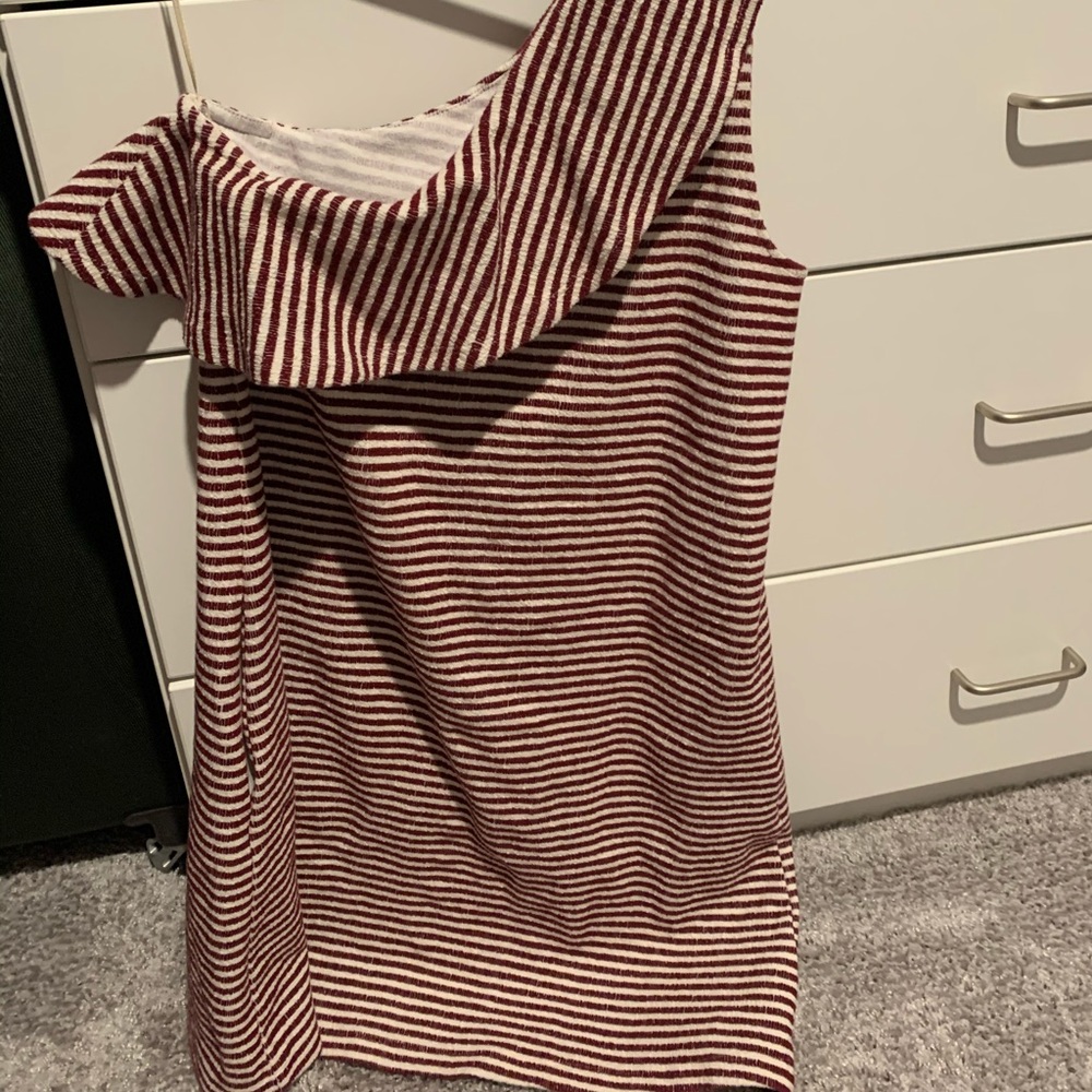 Loft one shoulder dress